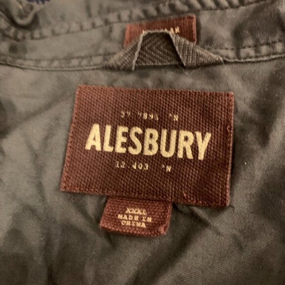 Alesbury blue/gray button up - only worn a few times - Picture 3 of 4